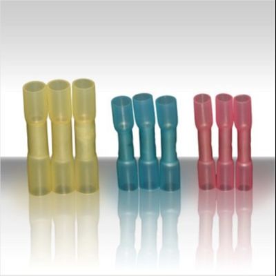 Хорошая цена 35mm изолированный провод припоя соединителей 42mm сокращения жары красный желтый голубой водоустойчивый онлайн