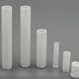 White Teflon Sleeve Bushing PTFE Nylon 15mpa High Working Temperature