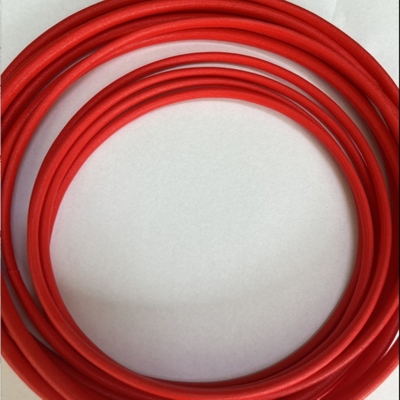 Хорошая цена Красная силиконовая резина покрыла стеклоткань Sleeving 3.5mm 12mm онлайн