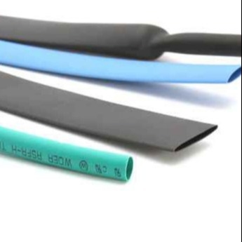 3.0mm Single Wall Heat Shrink Tubing Halogen Free , Light Blue Thin Wall Heat Shrink Tube