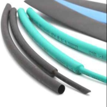 3.0mm Single Wall Heat Shrink Tubing Halogen Free , Light Blue Thin Wall Heat Shrink Tube